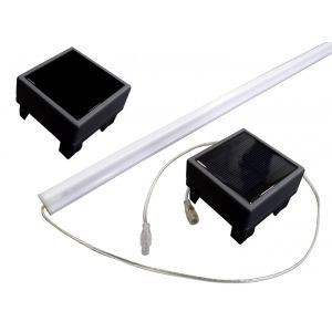LED Lichtleiste mit Solarkappe