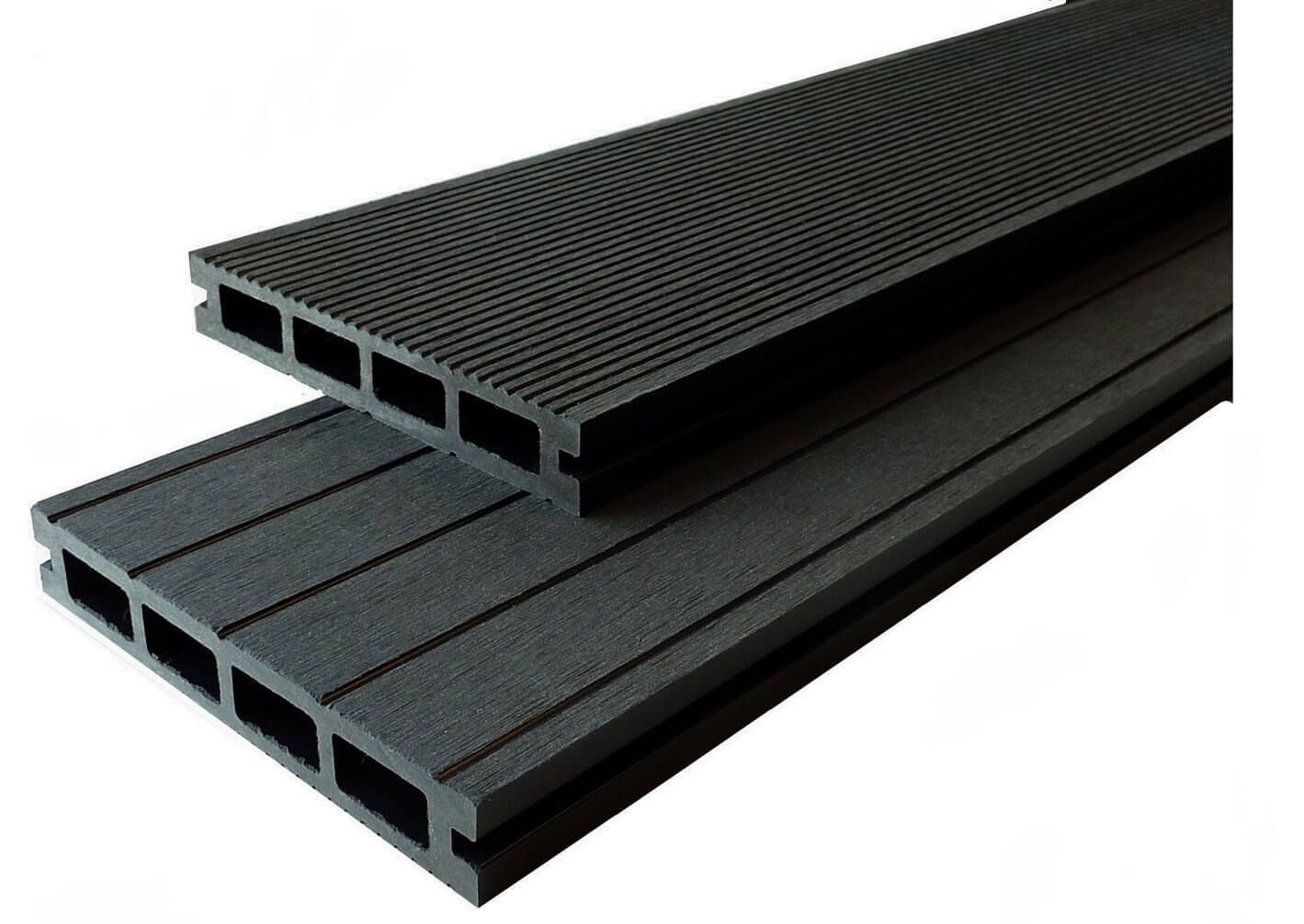 WPC Terrassendielen Komplettangebot 4m - Anthrazit