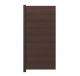 WPC Sichtschutz Chocolate - halbes Element